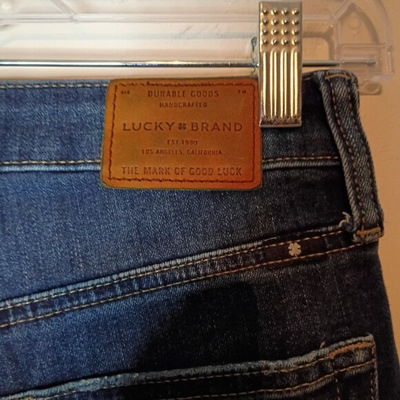 Lucky Brand Women's Skinny Jeans Size 4 27 Dark Wash Stretch Denim - Picture 5 of 6